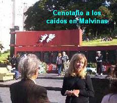 Cenotavio caidos en Guerra Islas Malvinas