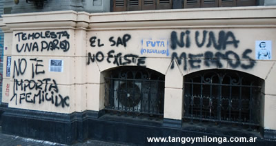 pintadas en edificios histricos