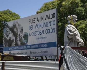 Monumento a Cristobal Colon en Buenos Aires