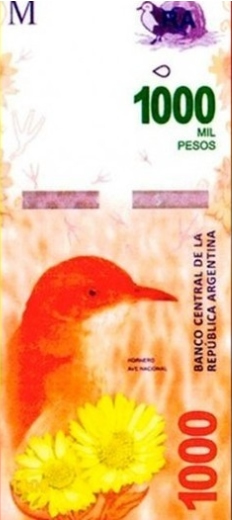 billete de 1000 pesos