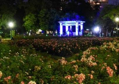 noche de los jardines en el Rosedal