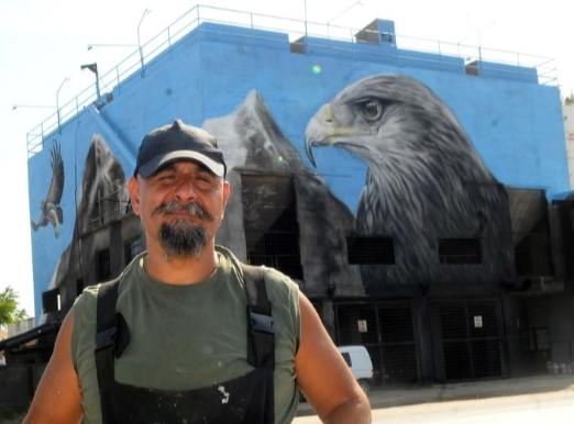 Alfredo Segatorio mural puerto de Buenos Aires