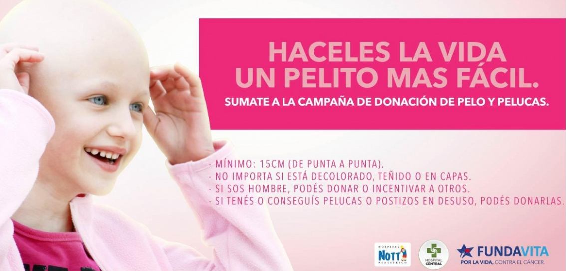 Donar pelo para fines solidarios