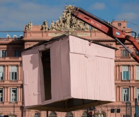 Rosadita de la organizacion TECHO