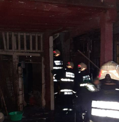 rescate en incendio de barrio 31