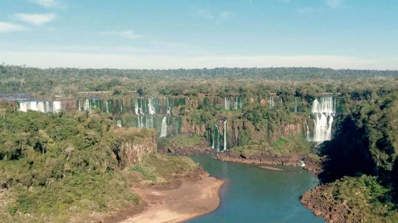 Cataratas de Iguazu sequia historica