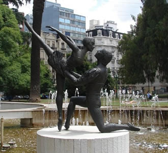 bailarines escultura