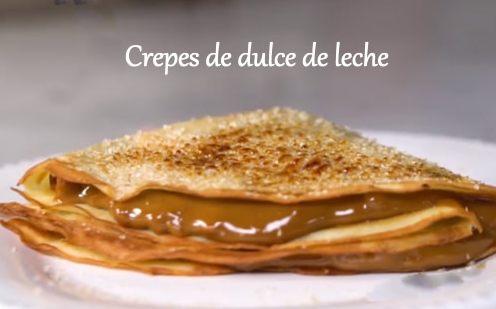 crepes de dulce de leche