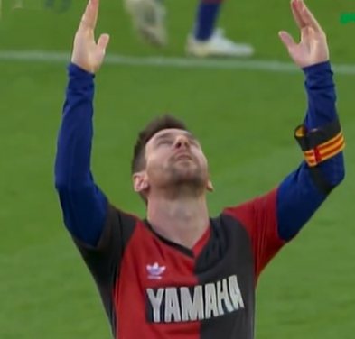 Messi homenaje Maradona