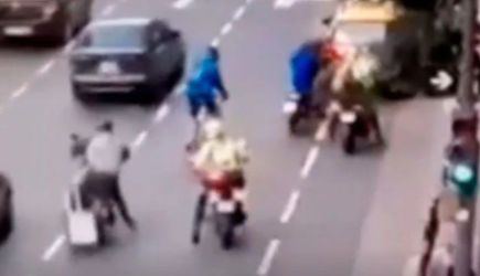 motochorros avenida 9 de julio