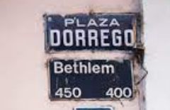 Placas nombre de calles
