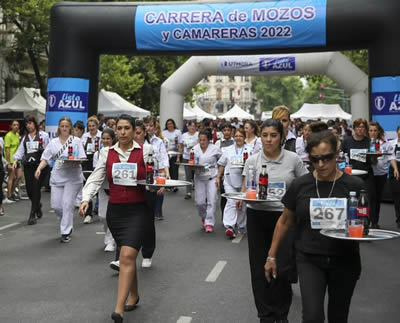 Carrera de mozos y camareras