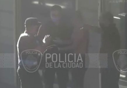 ladron atrapado en microcentro