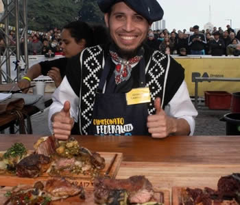 German Caballero campeon asador