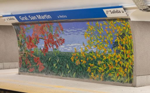 Estacion San Martin del subte C