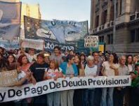 Marcha al Congreso por Ley Previsional