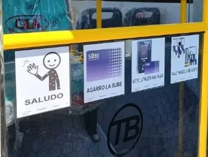 senalectica en colectivos