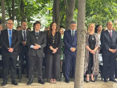 Acto embajada de Israel