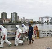 Rescate cadaver en Riachuelo