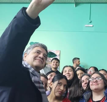 Jorge Macri en La Boca