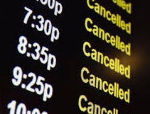 Vuelos cancelados