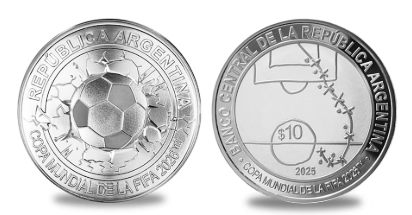 Moneda conmemorativa Mardona