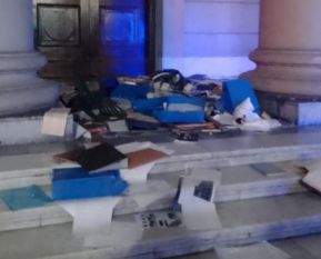 Vndalo en la Catedral