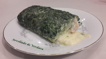 arrollado de verdura