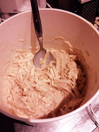 Latkes de manzana
