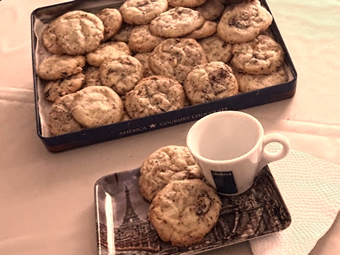 Masitas de chocolate y almendra