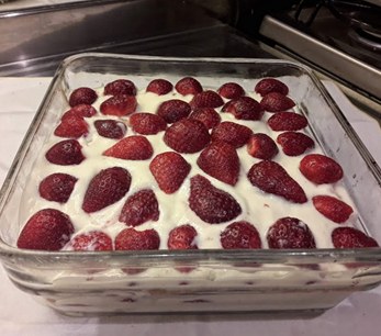 Tiramisu de frutillas