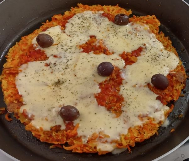 Pizza de zanahoria